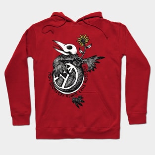 Destroy That Which Destroys You - Anarchist, Radical, Bird Hoodie